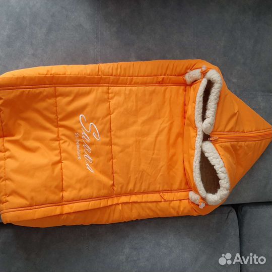 Зимний конверт в коляску