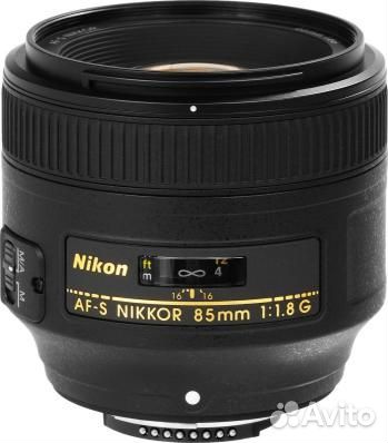 Объектив nikon 85MM F/1.8G AF-S nikkor