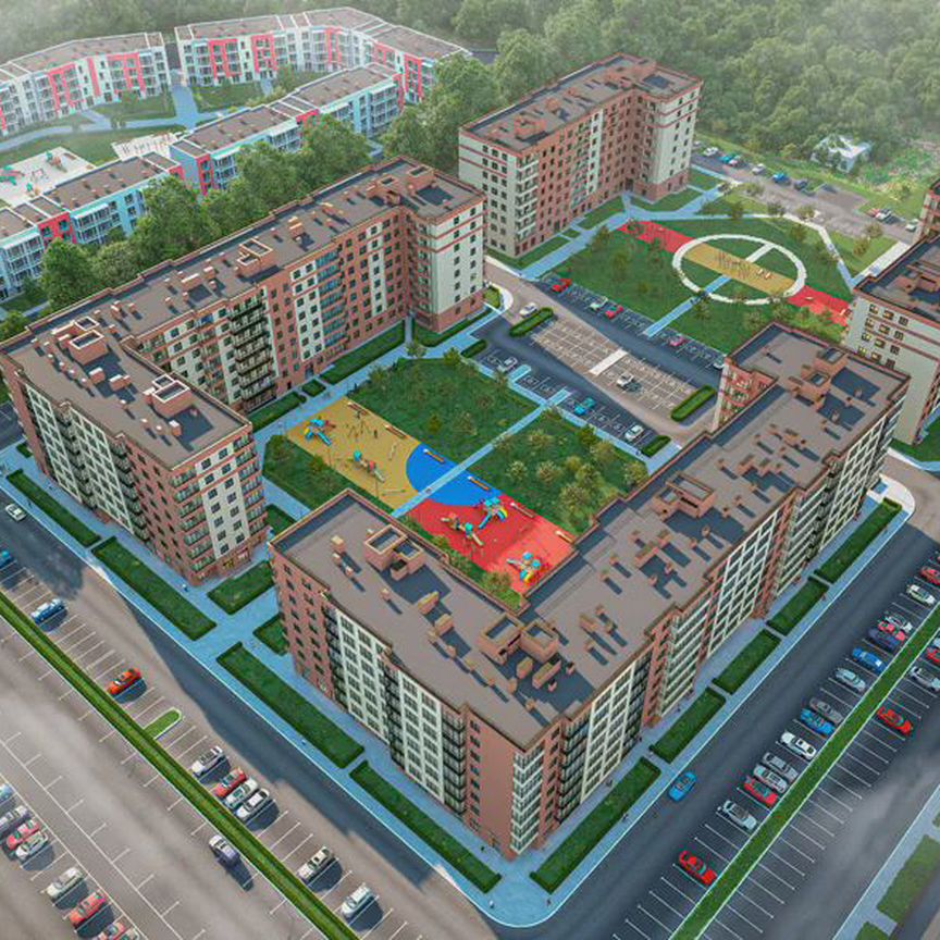 2-к. квартира, 56,6 м², 6/8 эт.