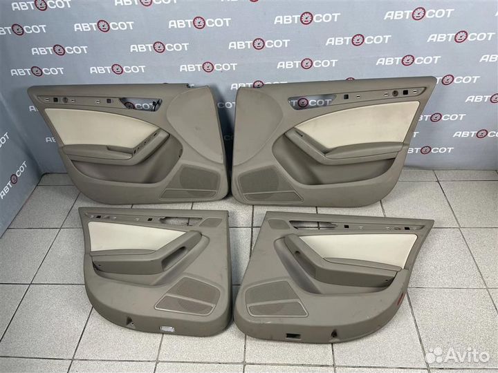 Дверные карты комплект Audi A4 B8 (2008-2012г.в.)