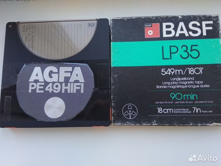 Магнитная лента BASF ferro hifi, agfa hifi