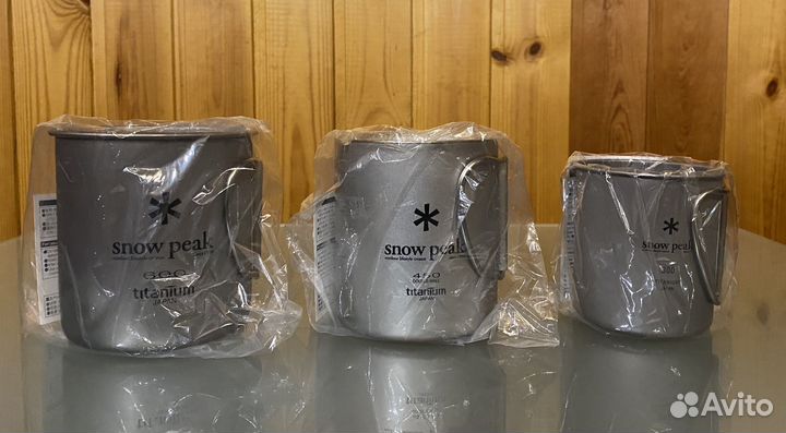 Титановые кружки Snow peak