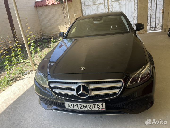 Фары с блоками на mercedes 213