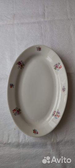 Блюда СССР сервировочные, Хрустальные менажницы