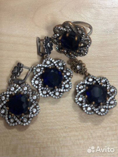 Серебряный набор