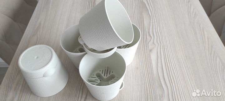 Горшки цветочные автопрома и с поддонами