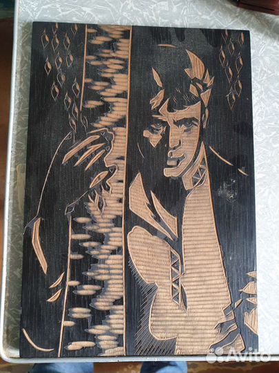 Панно Сергей Есенин СССР винтаж