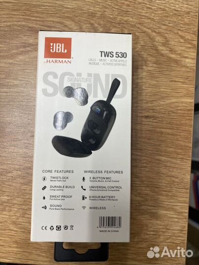 Наушники jbl tws, блютуз наушники