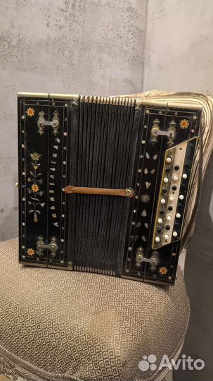 Гармонь любительская тульская трехрядка