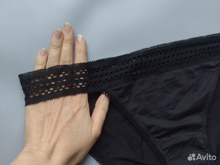 Новые женские трусы dkny L/46-48 чёрные