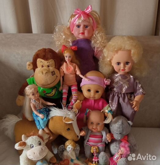 Куклы игрушки пакетом