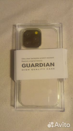 Чехол для iPhone 16 Pro Max Guardian- Прозрачный
