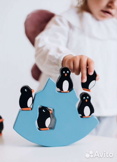 Деревянные игрушки балансир