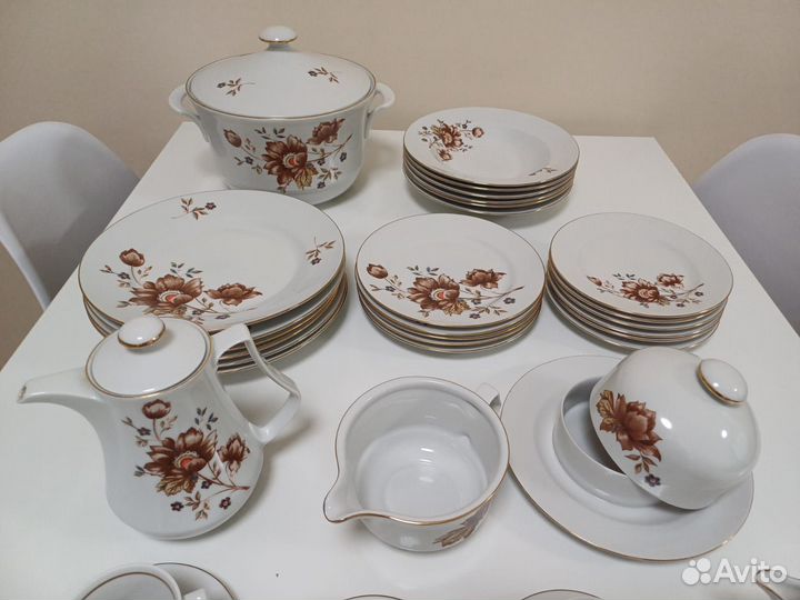 Сервиз столовый, кофейный ГДР