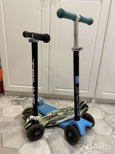 Самокат трехколесный y-scoo и triumf active