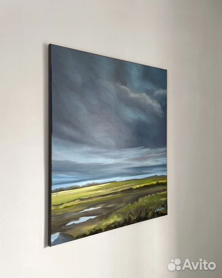 Картина маслом на холсте пейзаж