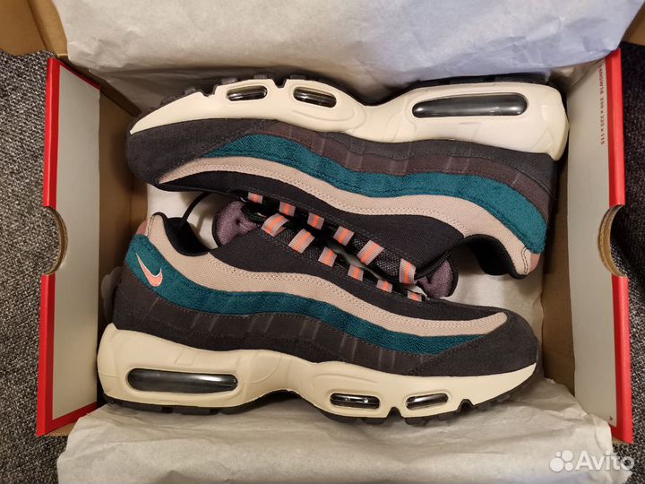 Air max 95 grey rainforest 2024 bright mango