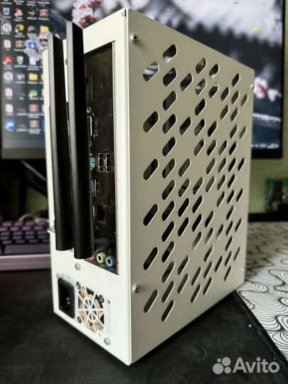 Игровой mini itx пк 12400f, rtx4060, 16/512