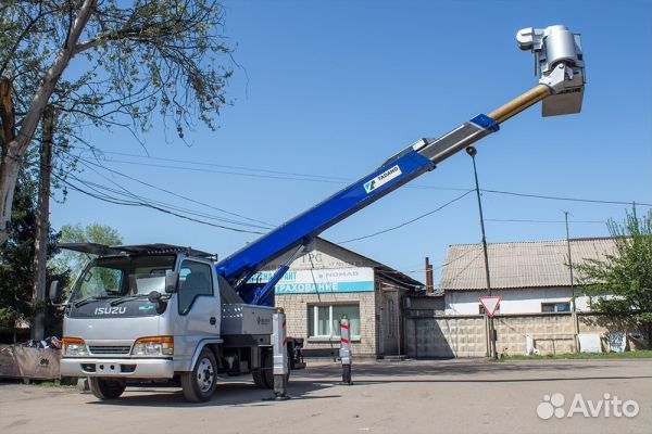 Аренда и услуги телескопической автовышки-вездехода, 350 кг, 30 м