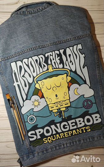 Роспись одежды (акриловыми красками по ткани)