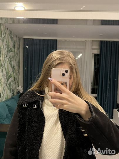 Куртка дубленка женская