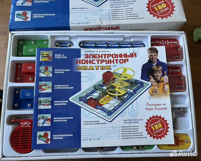 Электронный конструктор знаток 180 схем