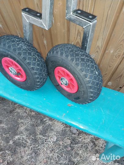 Транцевые колеса на струбцинах