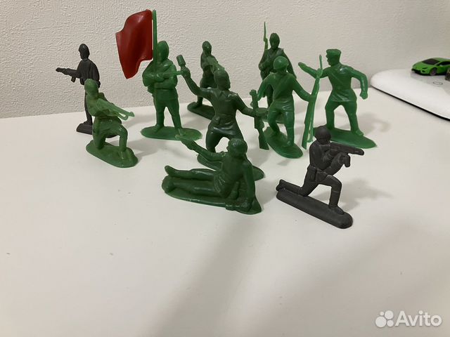 Солдатики СССР набор солдаты в бою прогресс