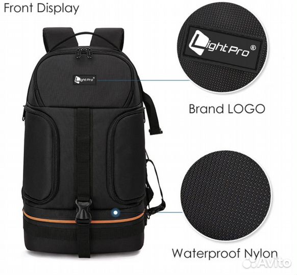 Водонепроницаемый фоторюкзак LightPro TS30