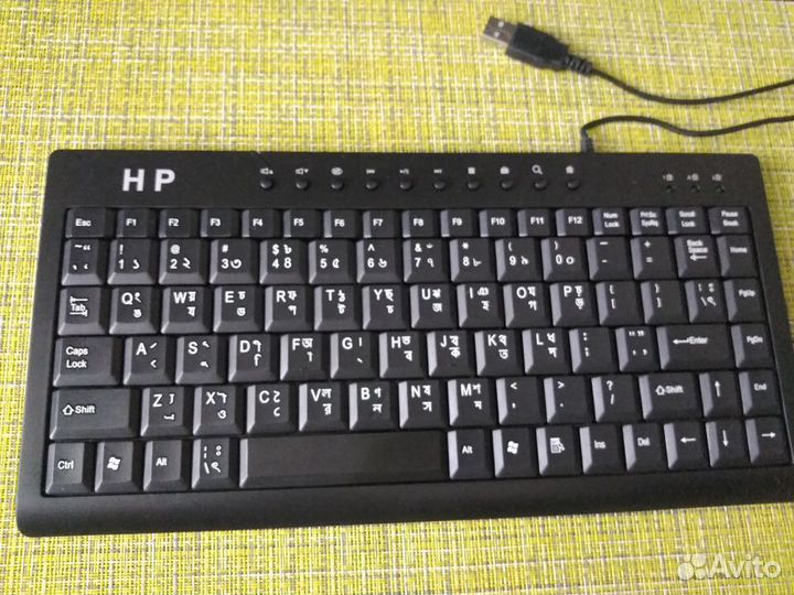 Клавиатура Mini multimedia keyboard проводная usb