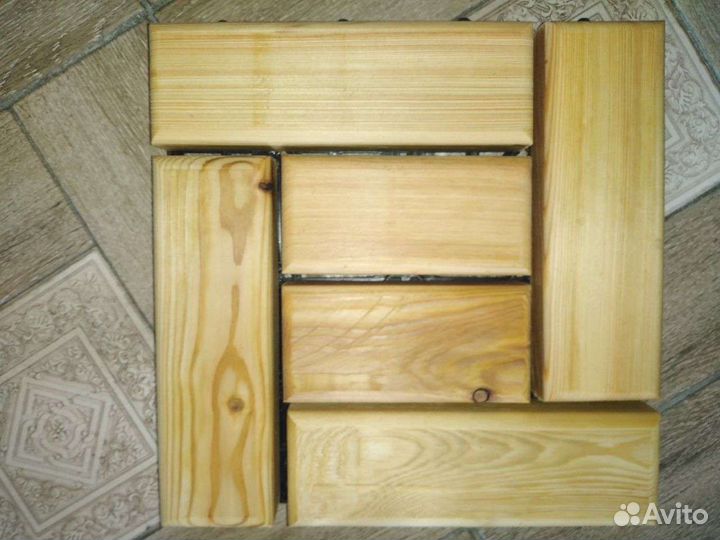 Садовый паркет из лиственницы