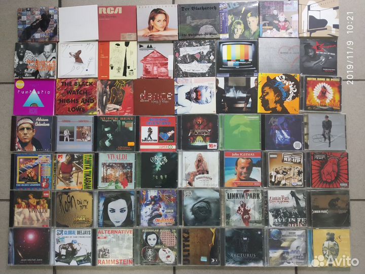 Музыка на cd дисках зарубежная и российская