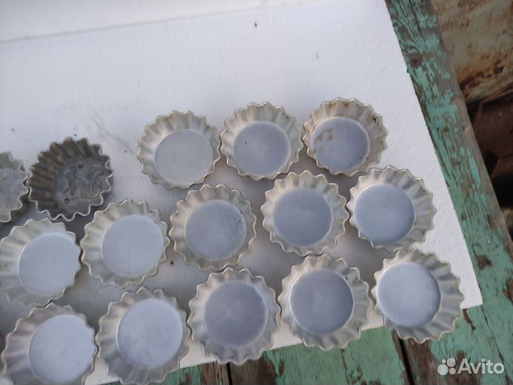 Форма для выпечки СССР 30 шт звезда заяц