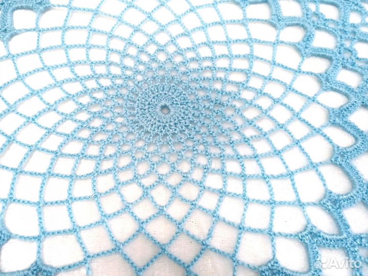 Салфетка вязаная крючком, кружево