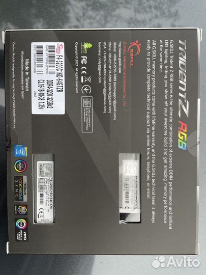 Оперативная память G.Skill trident Z Neo 64gb 2-32