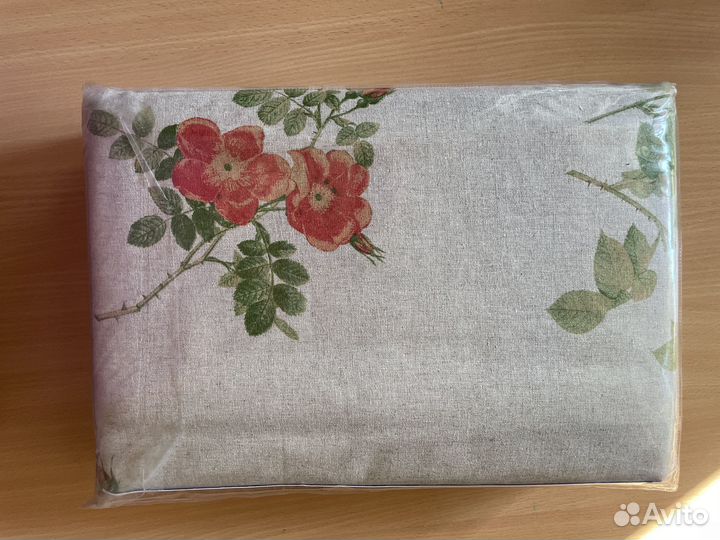 Постельное белье евро льняное новое