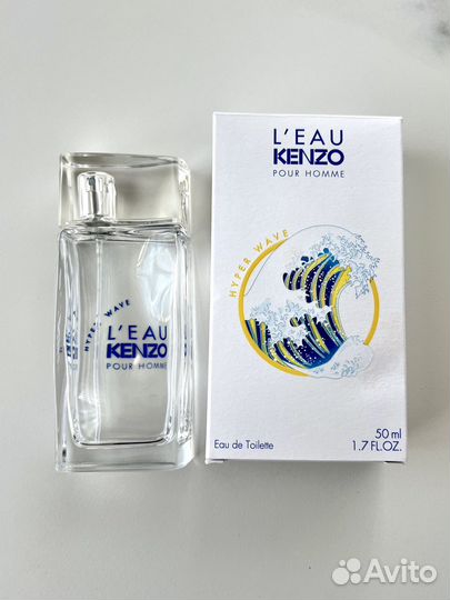 Флаконы с коробками от мужского парфюма Kenzo