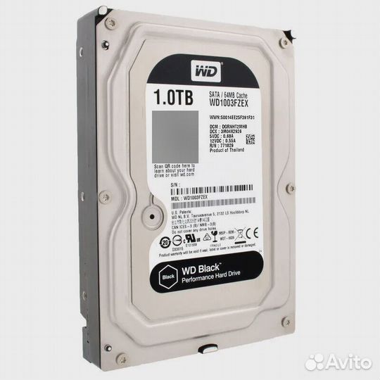 Серверный жёсткий диск, HDD, WD, WD1003fzex, SATA, 3,5