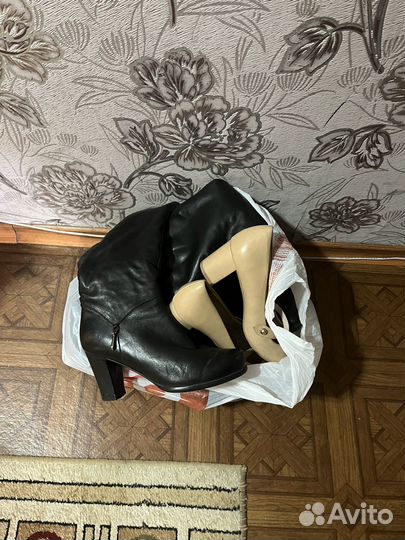 Сапоги натуральная кожа