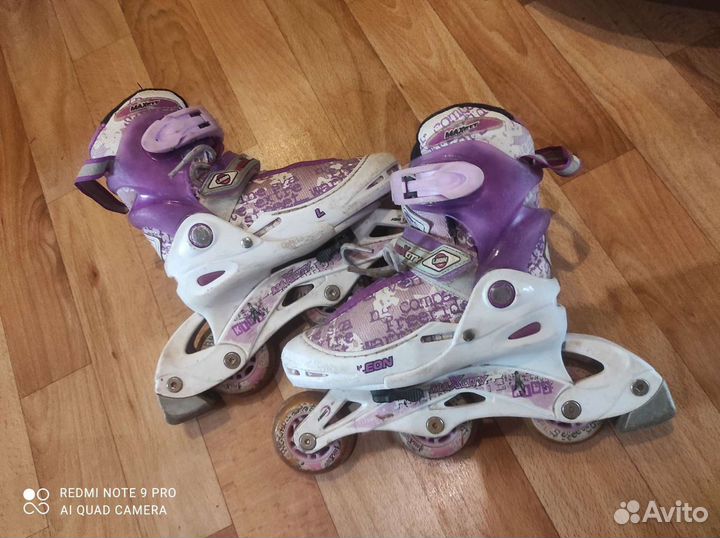Роликовые коньки детские раздвижные