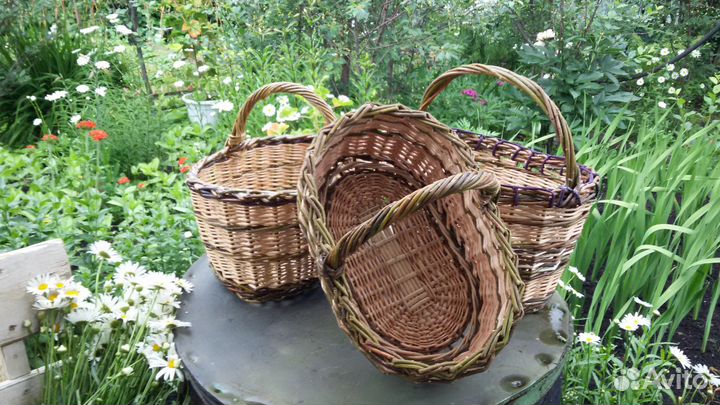 Продам корзины плетённые