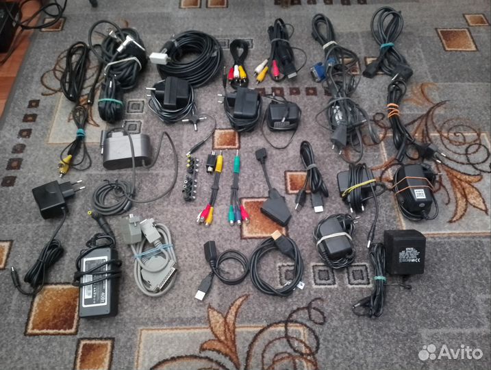 Куча зарядок с блоками