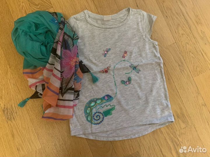 Футболка со стразами Gymboree