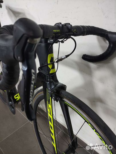 Велосипед Scott foil RC 10 black/yellow