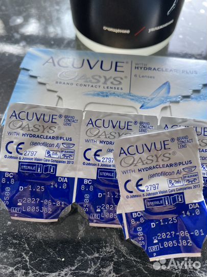 Линзы acuvue oasys