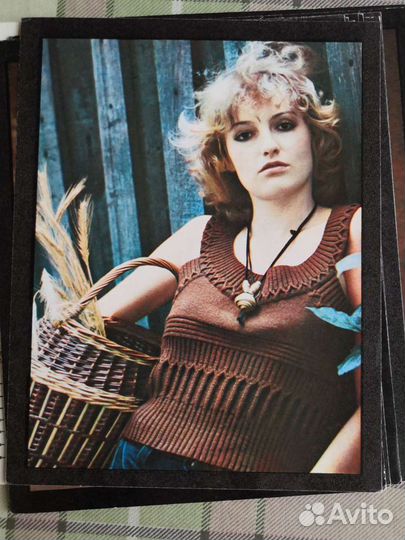 Винтажные открытки по вязанию