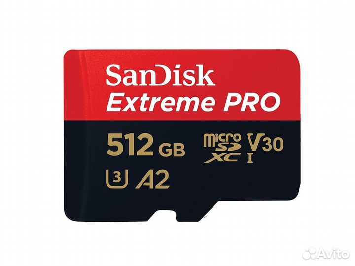 Карта памяти SanDisk MicroSD 512GB Extreme Pro V3