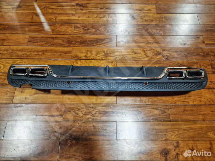 Диффузор с насадками Mercedes C63 AMG W205