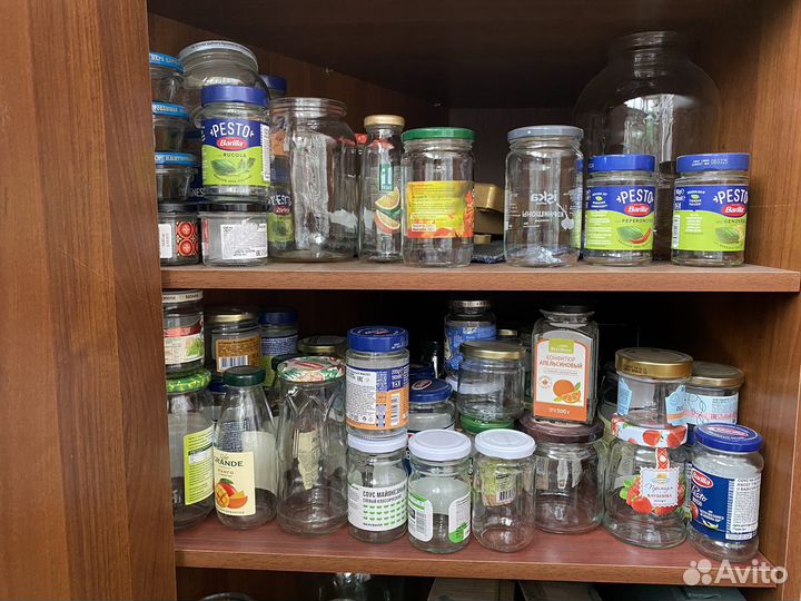 Стеклянные баночки Даром