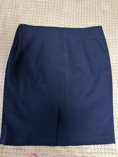 Юбка темно синяя 50-52